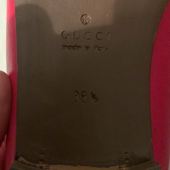 Gucci Pink Loafers with Gold Hardware - Picture 3 of 7